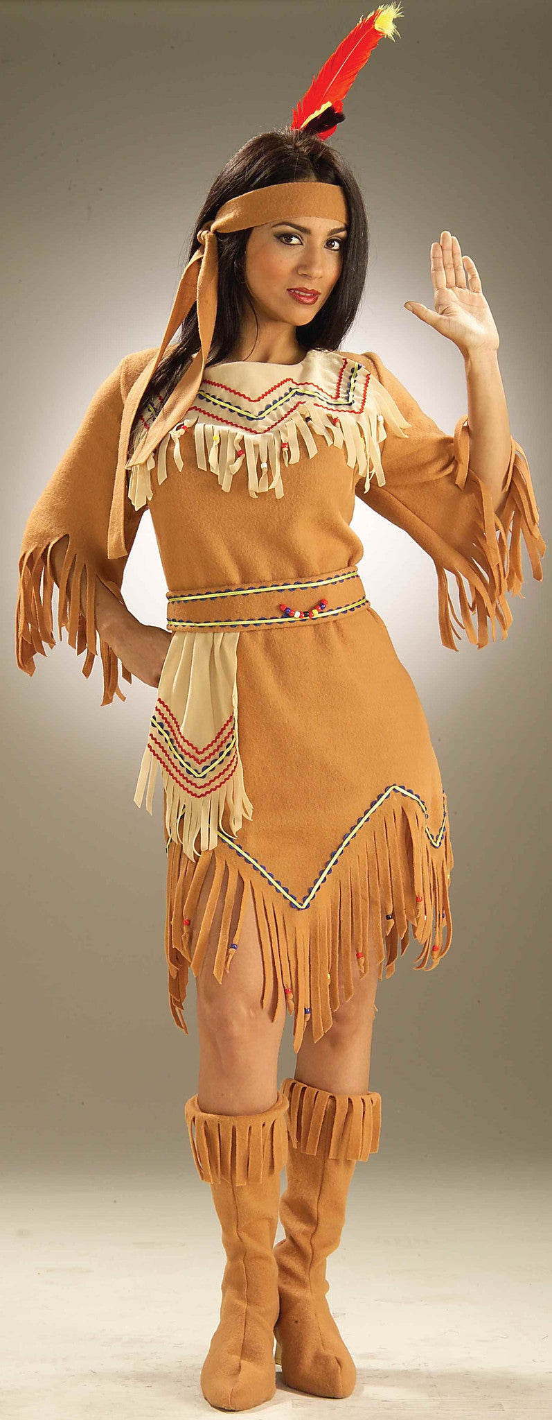 Halloween Costumes Native American Maiden Adult Costume